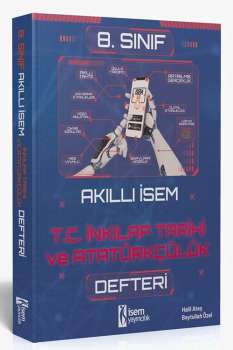 2025 AKILLI İSEM 8. SINIF İNKILAP TARİHİ   DEFTERİ