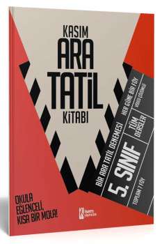 2025 İSEM 5. SINIF KASIM ARA TATİL KİTABI