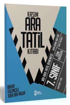 2025 İSEM 7. SINIF KASIM ARA TATİL KİTABI