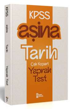 2025 KPSS AŞİNA TARİH ÇEK KOPART YAPRAK TEST