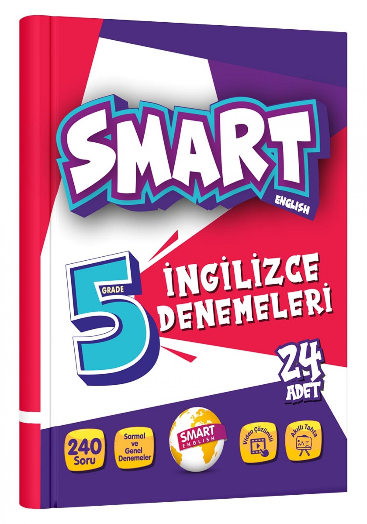 SMART ENGLİSH 5 GRADE 24 ADET İNGİLİZCE DENEMELERİ