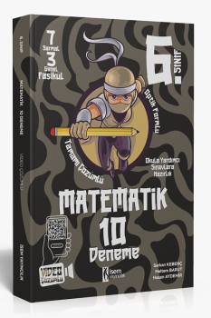 2024 İSEM 6. SINIF MATEMATİK  10 BRANŞ  DENEME