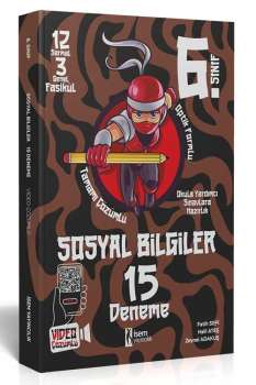 2024 İSEM 6. SINIF SOSYAL BİLGİLER 15 BRANŞ DENEME
