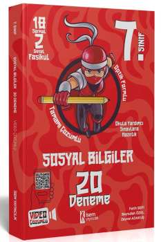 2024 İSEM 7. SINIF SOSYAL BİLGİLER 20 BRANŞ DENEME