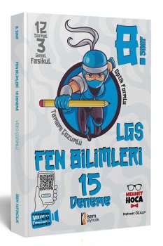 2024 İSEM  8. SINIF FEN BİLİMLERİ 15 BRANŞ  DENEME