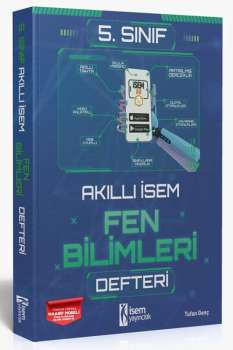 2025 AKILLI İSEM 5. SINIF FEN BİLİMLERİ  DEFTERİ