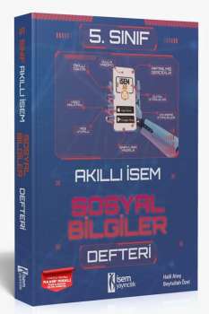 2025 AKILLI İSEM 5. SINIF SOSYAL BİLGİLER  DEFTERİ