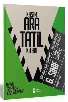 2025 İSEM 6. SINIF KASIM ARA TATİL KİTABI