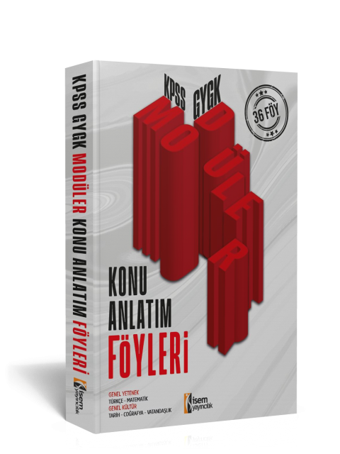2025 İSEM KPSS GYGK MODÜLER KONU ANLATIM FÖYLERİ