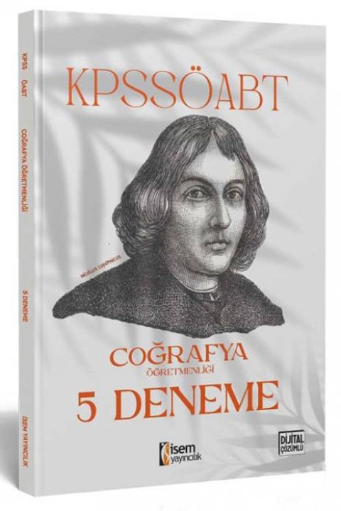 2025 KPSS ÖABT COĞRAFYA ÖĞRETMENLİĞİ 5 DENEME